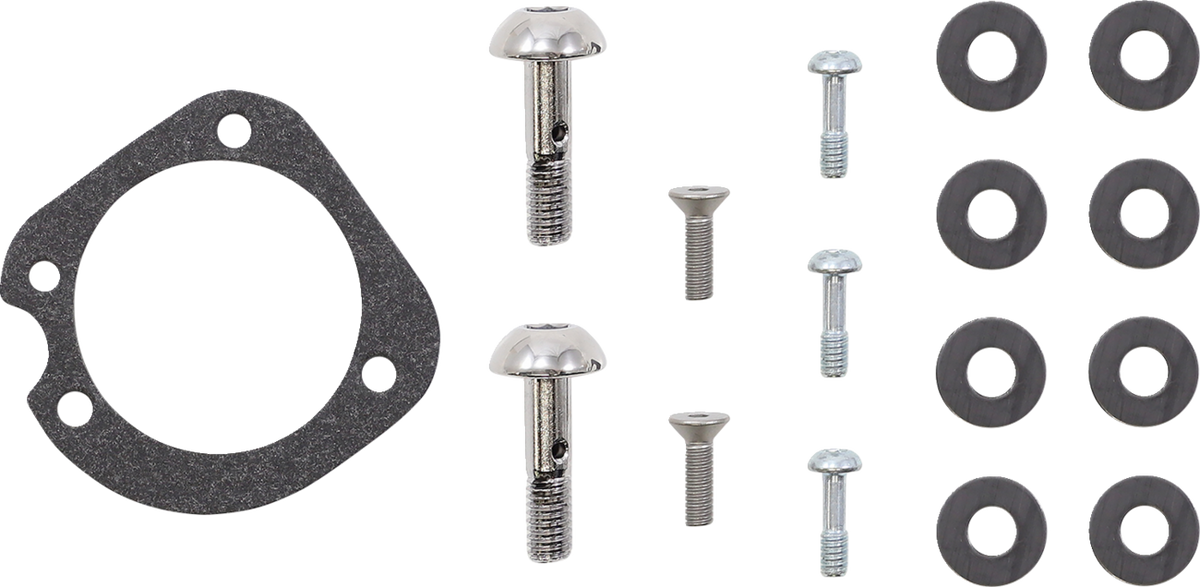 Air Stinger Stealth Air Cleaner Kit - Black Chrome Ring