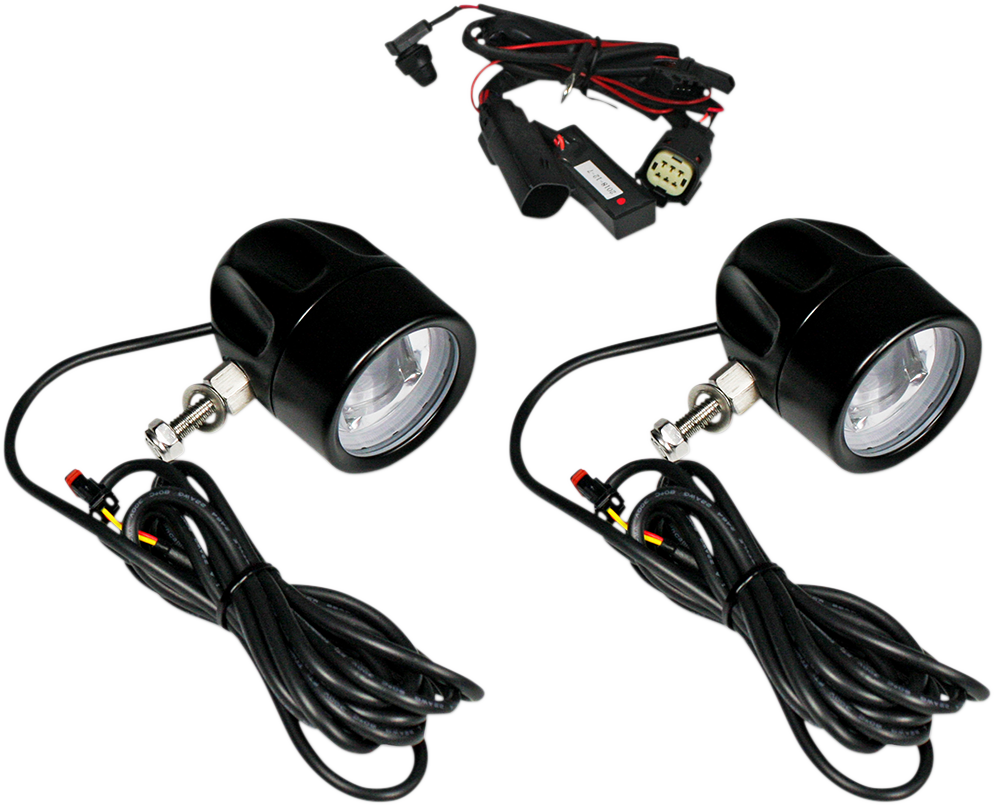 Fog Light - Black - Clear Lens