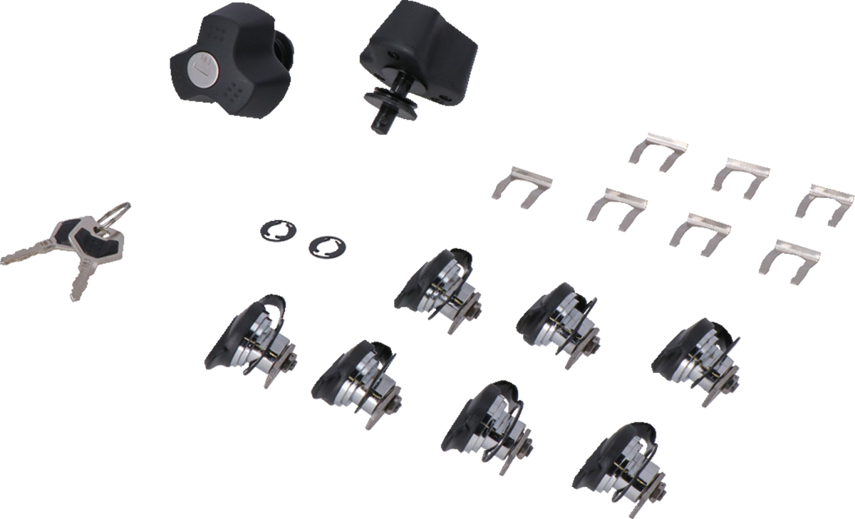 TRAX Lock Set - PRO - 9 Matching Locks With Keys