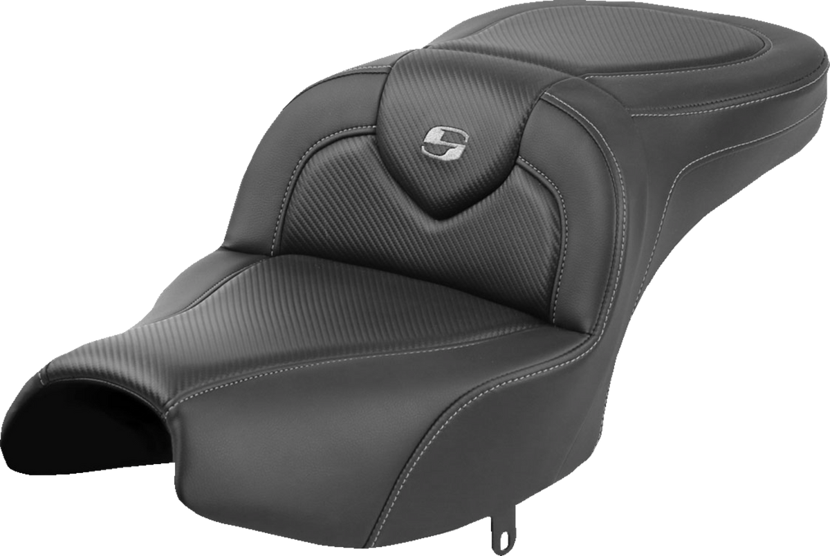 Roadsofa™ Seat - Without Backrest - Black - Carbon Fiber - Indian Pursuit '22-'24