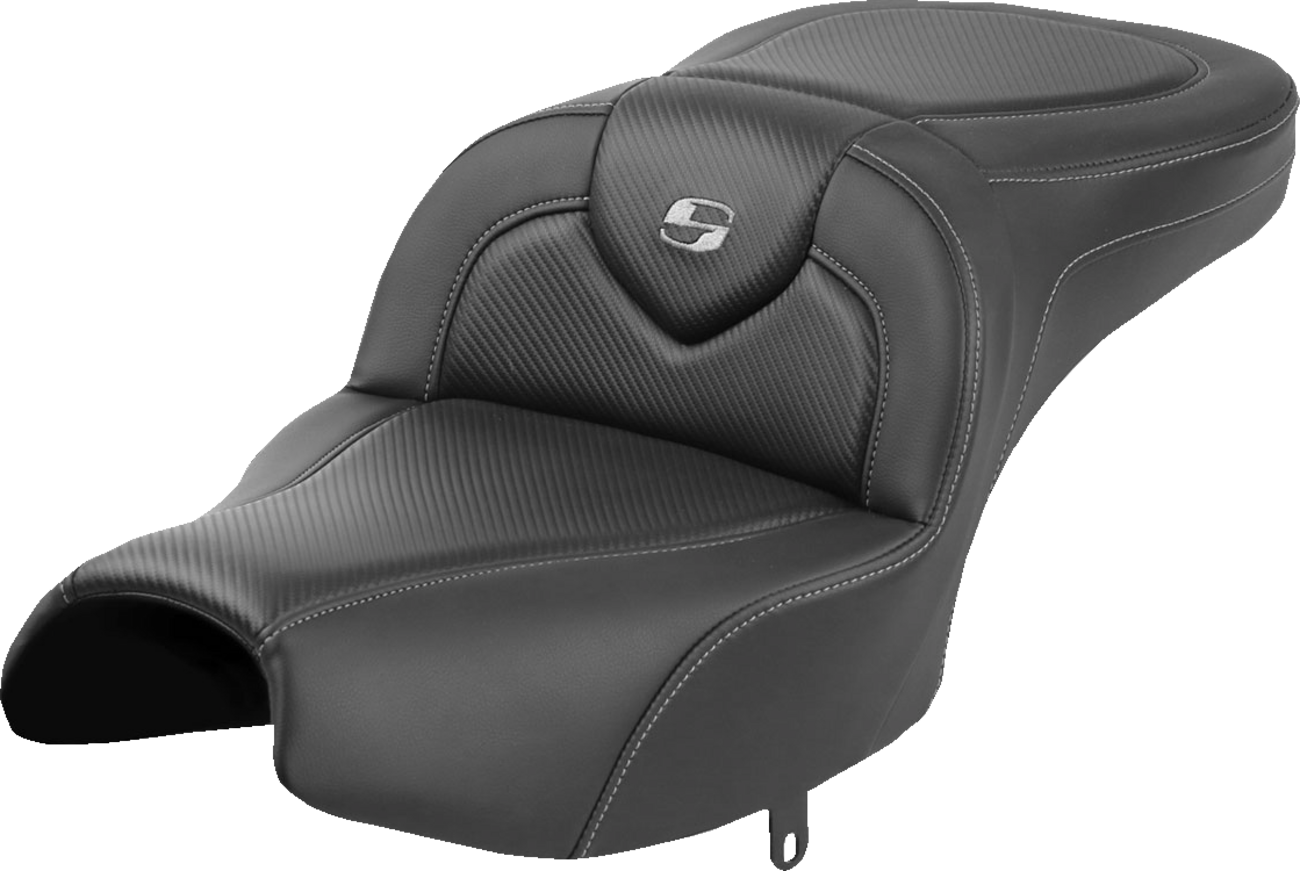 Roadsofa™ Seat - Without Backrest - Black - Carbon Fiber - Indian Pursuit '22-'24