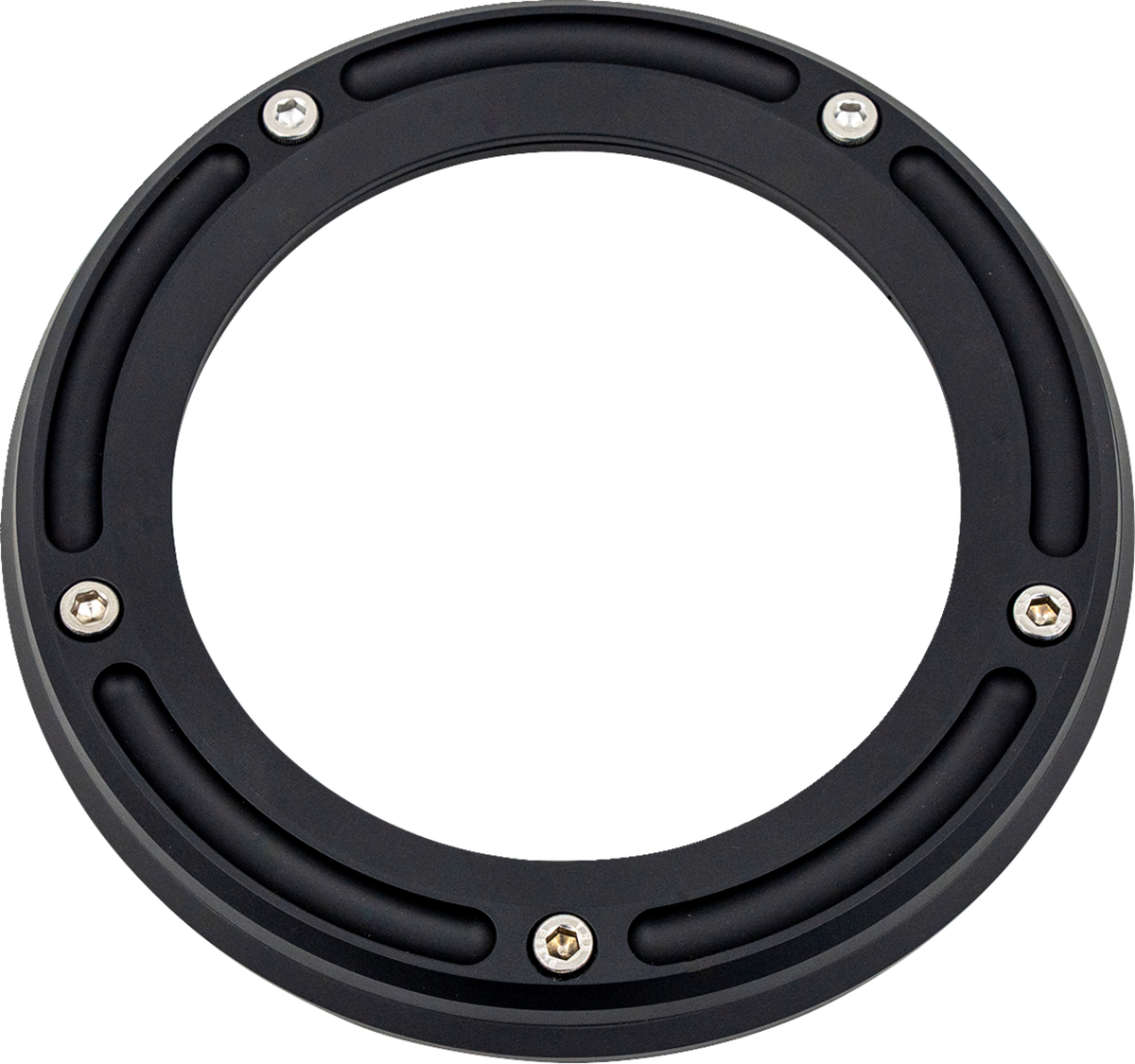 Assault Derby Cover With Window - Matte Black - Big Twin