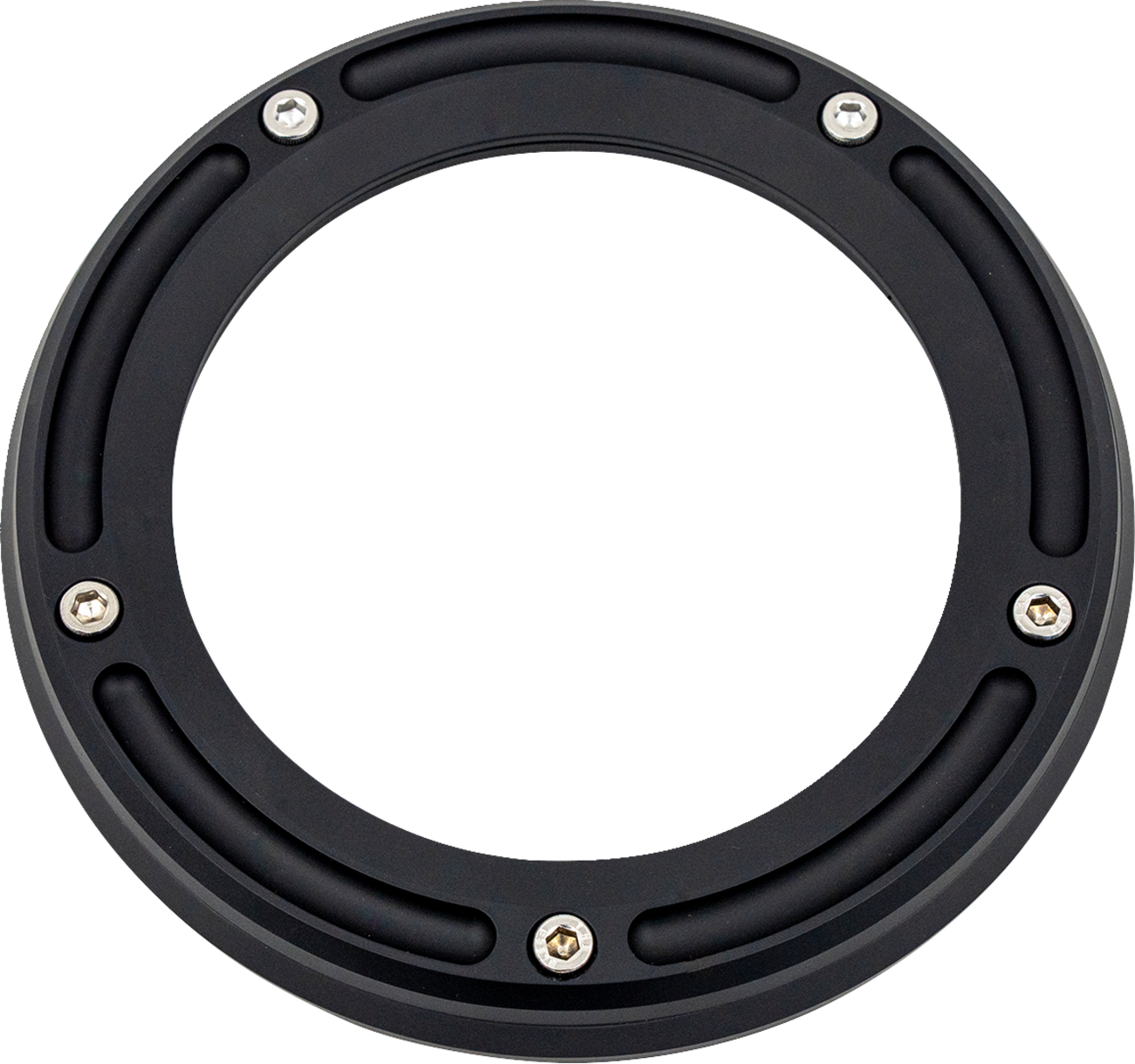 Assault Derby Cover With Window - Matte Black - Big Twin