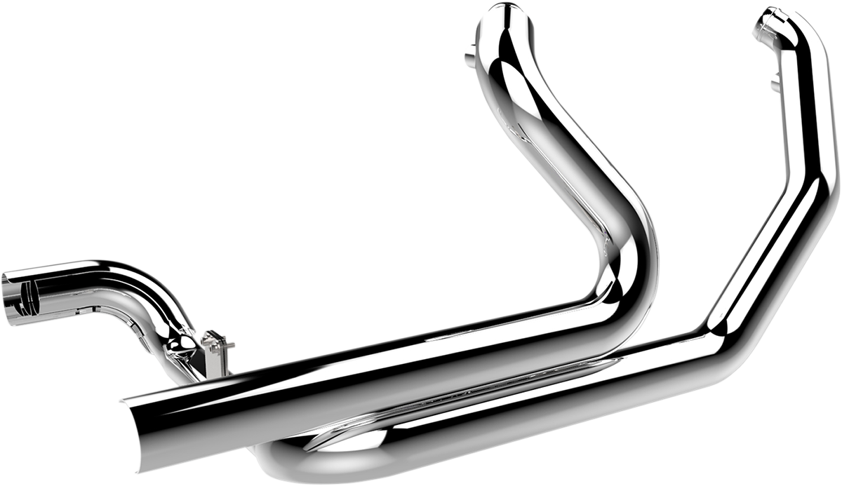 Aggressor 2-Into-2 Crossover Headers - Chrome - FL