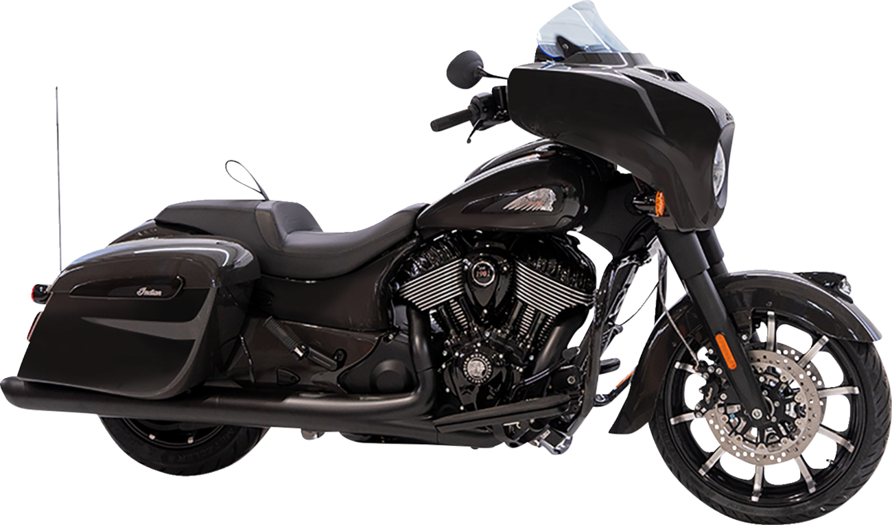 Ice Flare® Windshield - 10" - Blue Ice - '14-'26 Indian