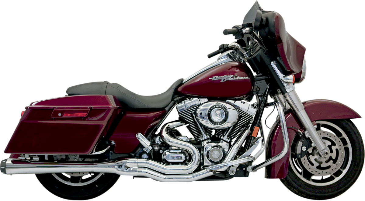 B4 2:1 Exhaust - Chrome - Megaphone