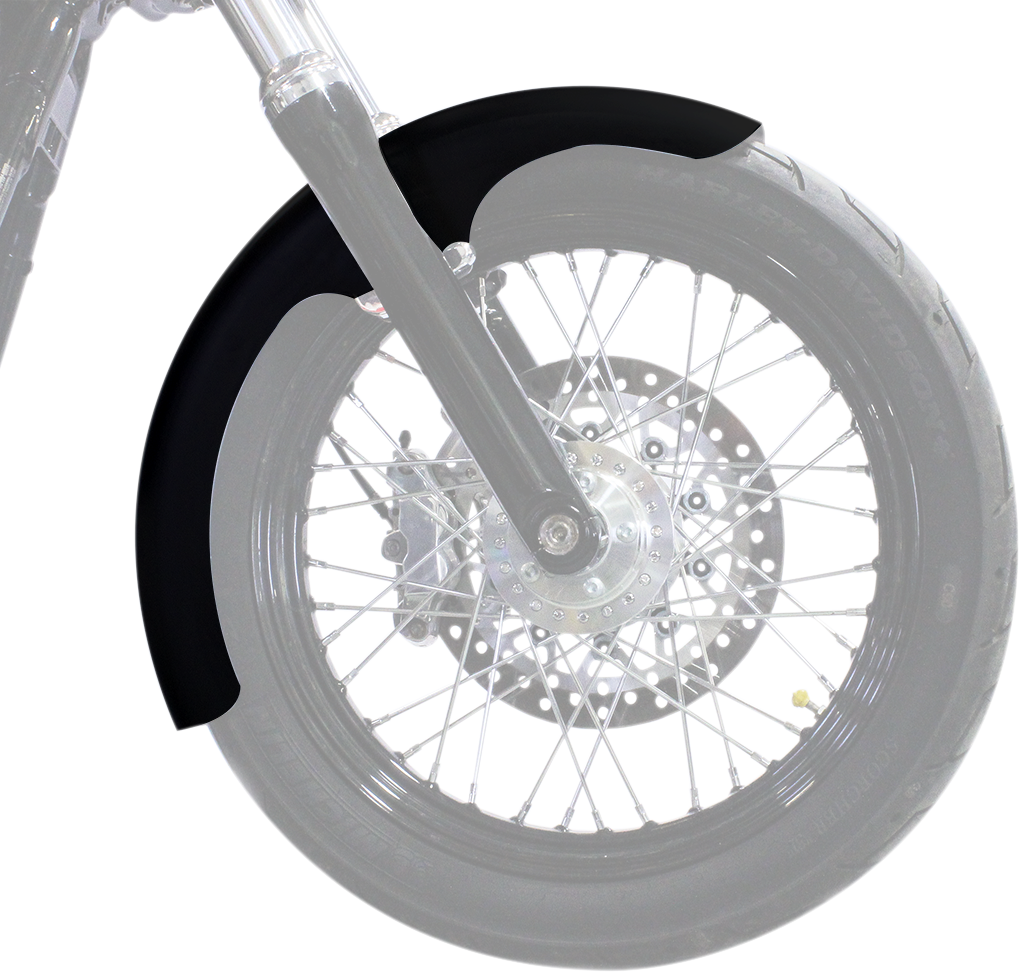 TLF Front Fender - Black - 19" - HD Softail