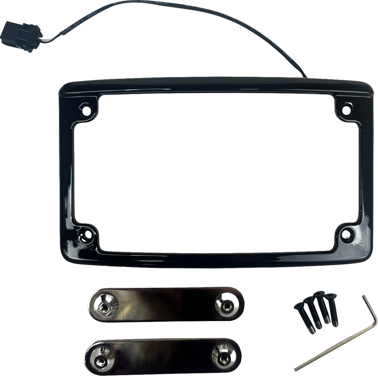 Illuminated Radius License Plate Frame