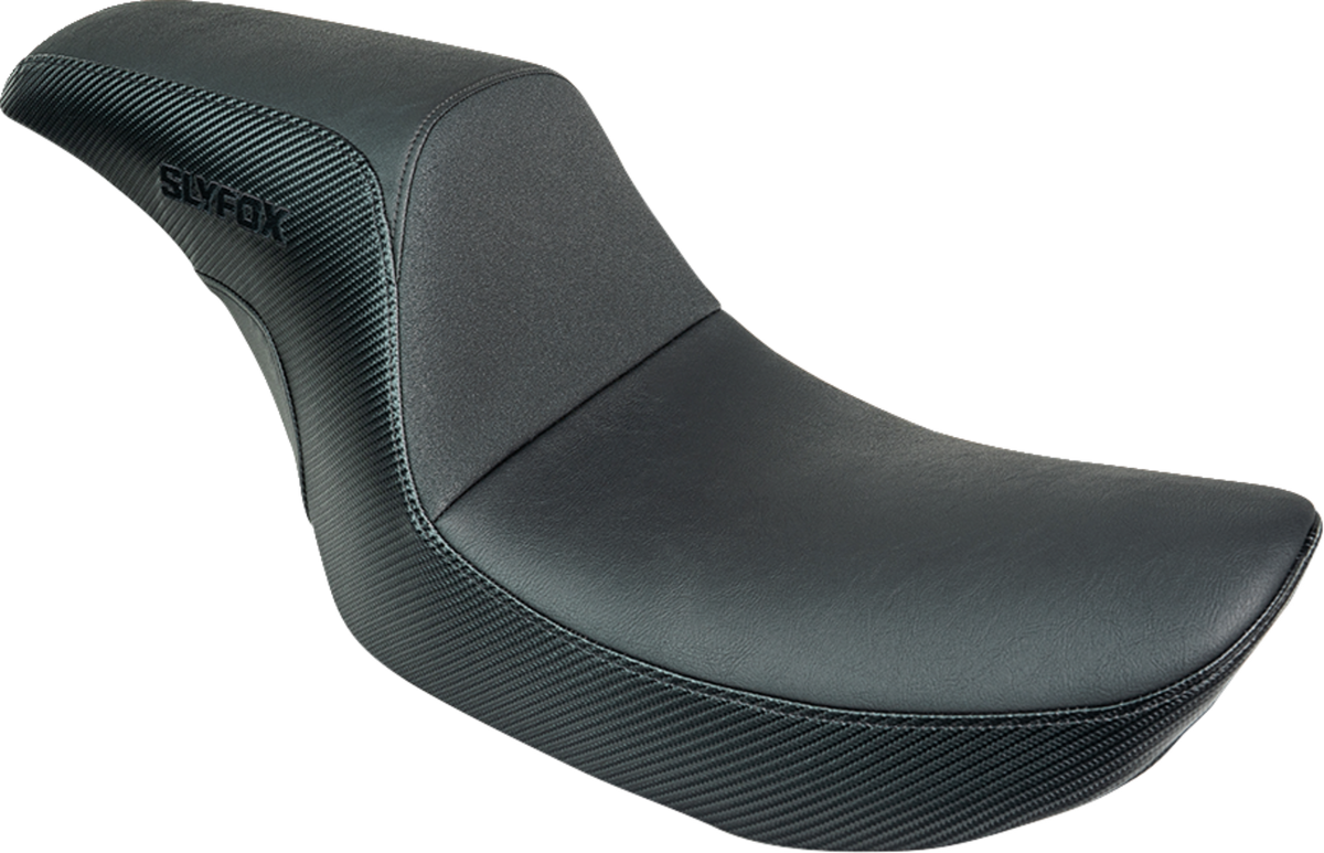 Drifter Seat - Black Logo - Black Vinyl - Smooth - FXR '82-'00