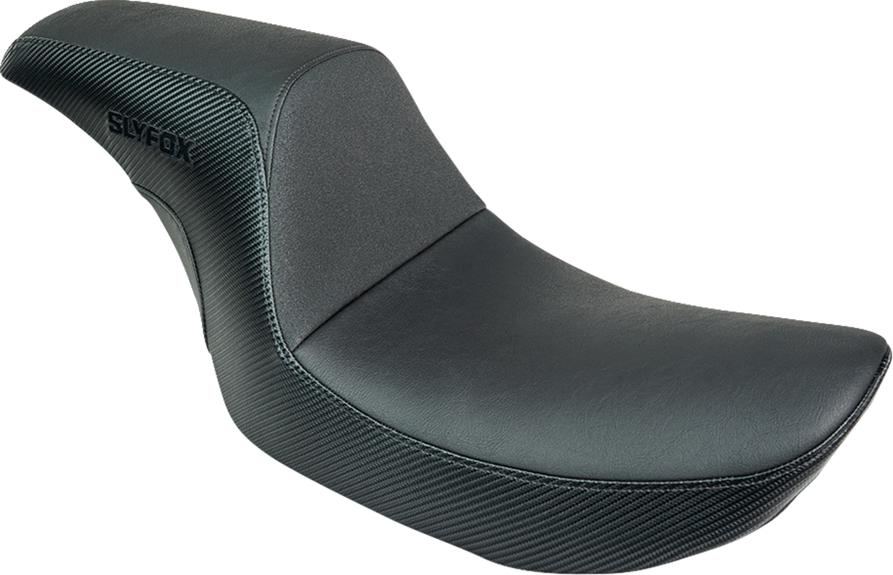 Drifter Seat - Black Logo - Black Vinyl - Smooth - FXR '82-'00
