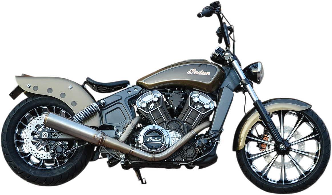 Outrider Front Fender - Black - 16"-19" - Indian Scout