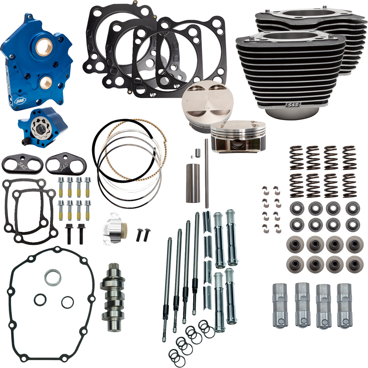Power Pack - 4.375" Stroke - Water Cooled - Black W/Highlights - M8