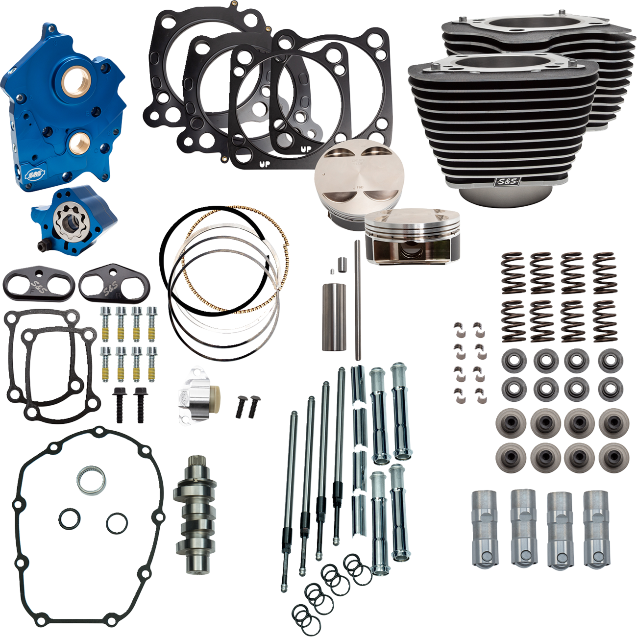 Power Pack - 4.375" Stroke - Water Cooled - Black W/Highlights - M8