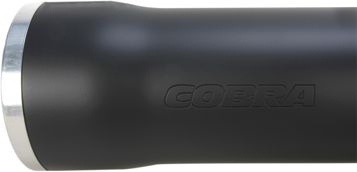 Slip-On Mufflers With Race Pro Tips - 3" - Black - '07-'17 FLSTN/FLSTSB/FLSS/FLSTFBS