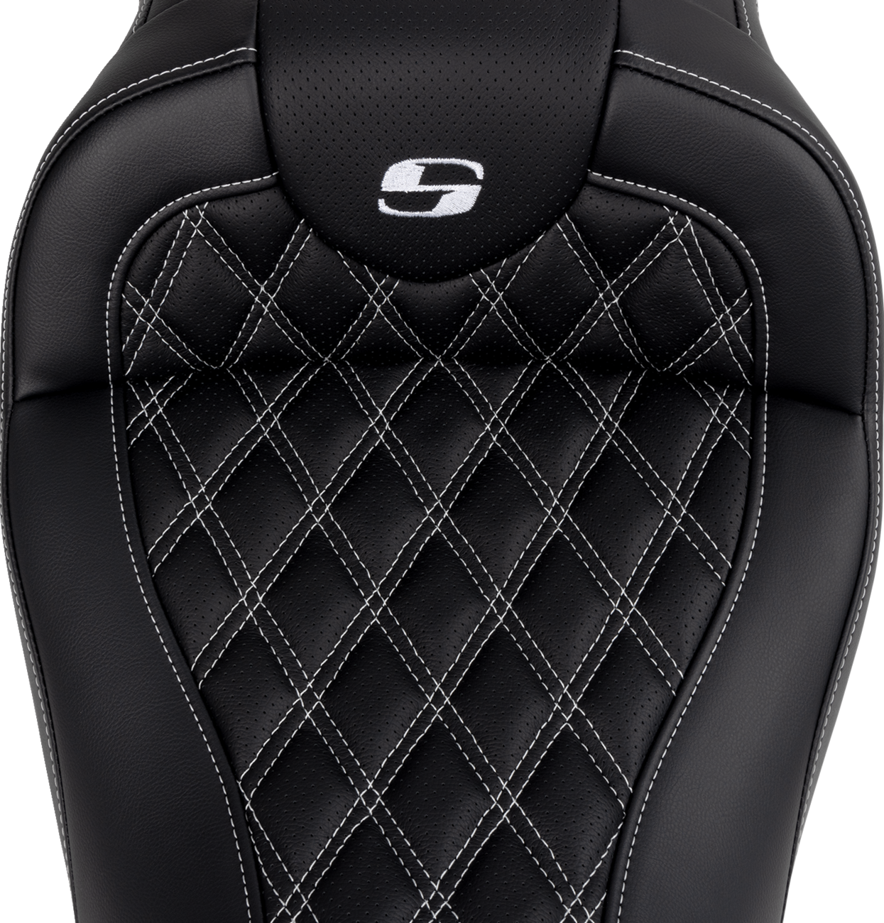 Roadsofa™ Seat - With Backrest - White Stitch - FL '08-'23