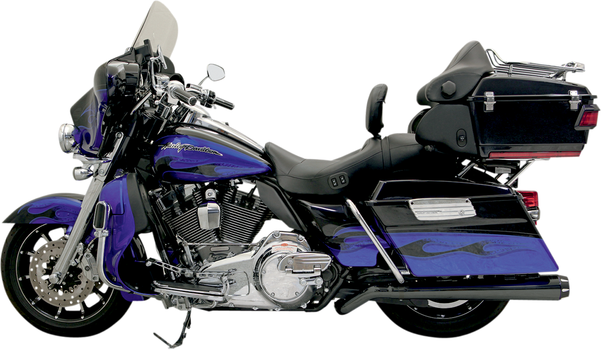 Pseudo Left-Side Megaphone Muffler - Black - '09-'16 FL