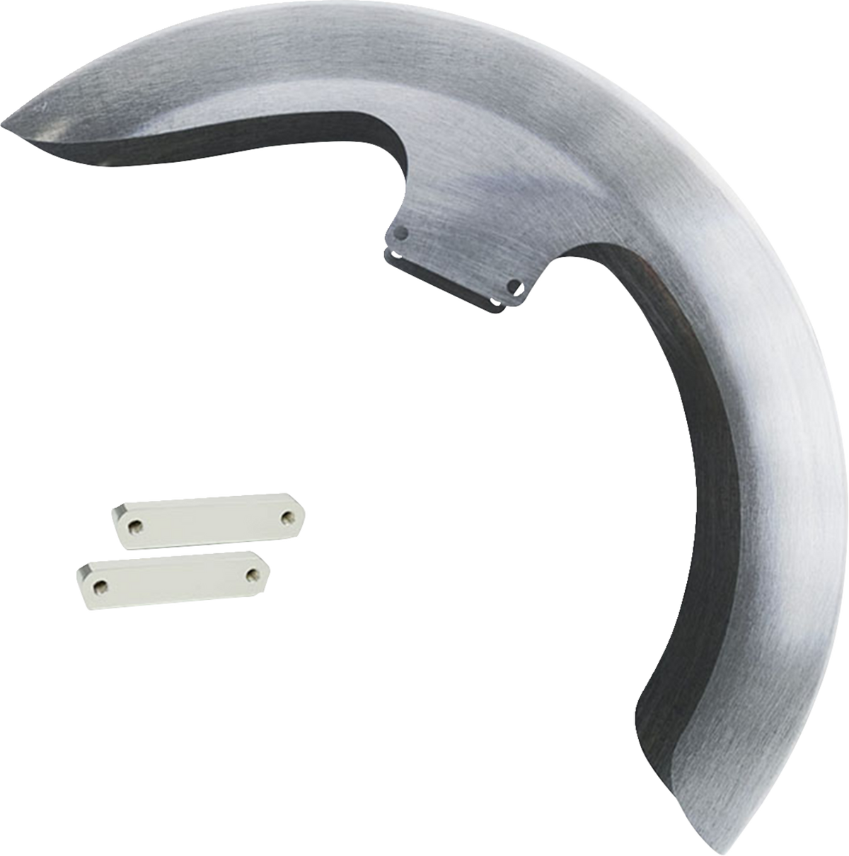 Thicky Front Fender - OEM 16"-19" Wheel - With Chrome Adapters - HD Touring/Trike