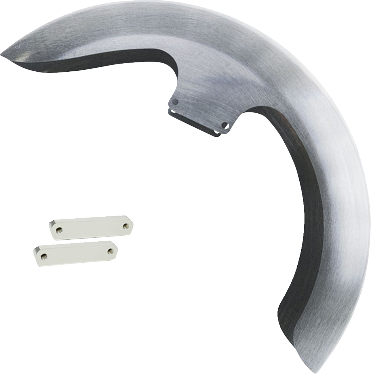 Thicky Front Fender - OEM 16"-19" Wheel - With Satin Adapters - HD Touring/Trike