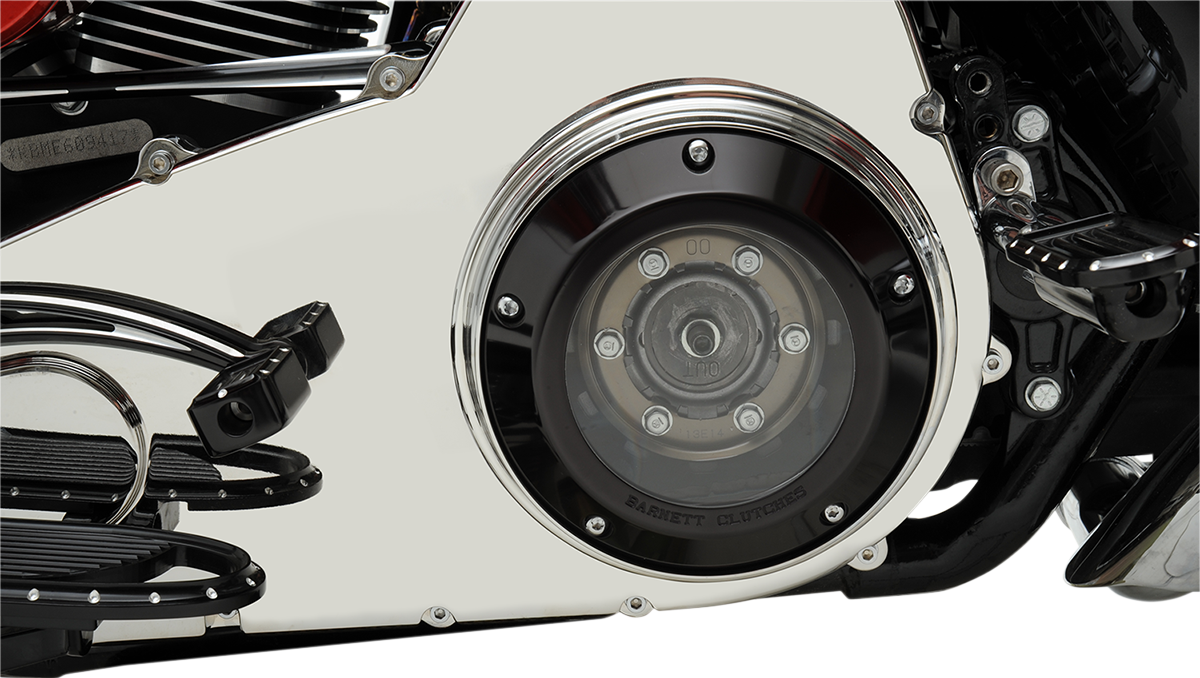 Derby Cover - Scorpion Series - Black/Anodized - 5 Hole