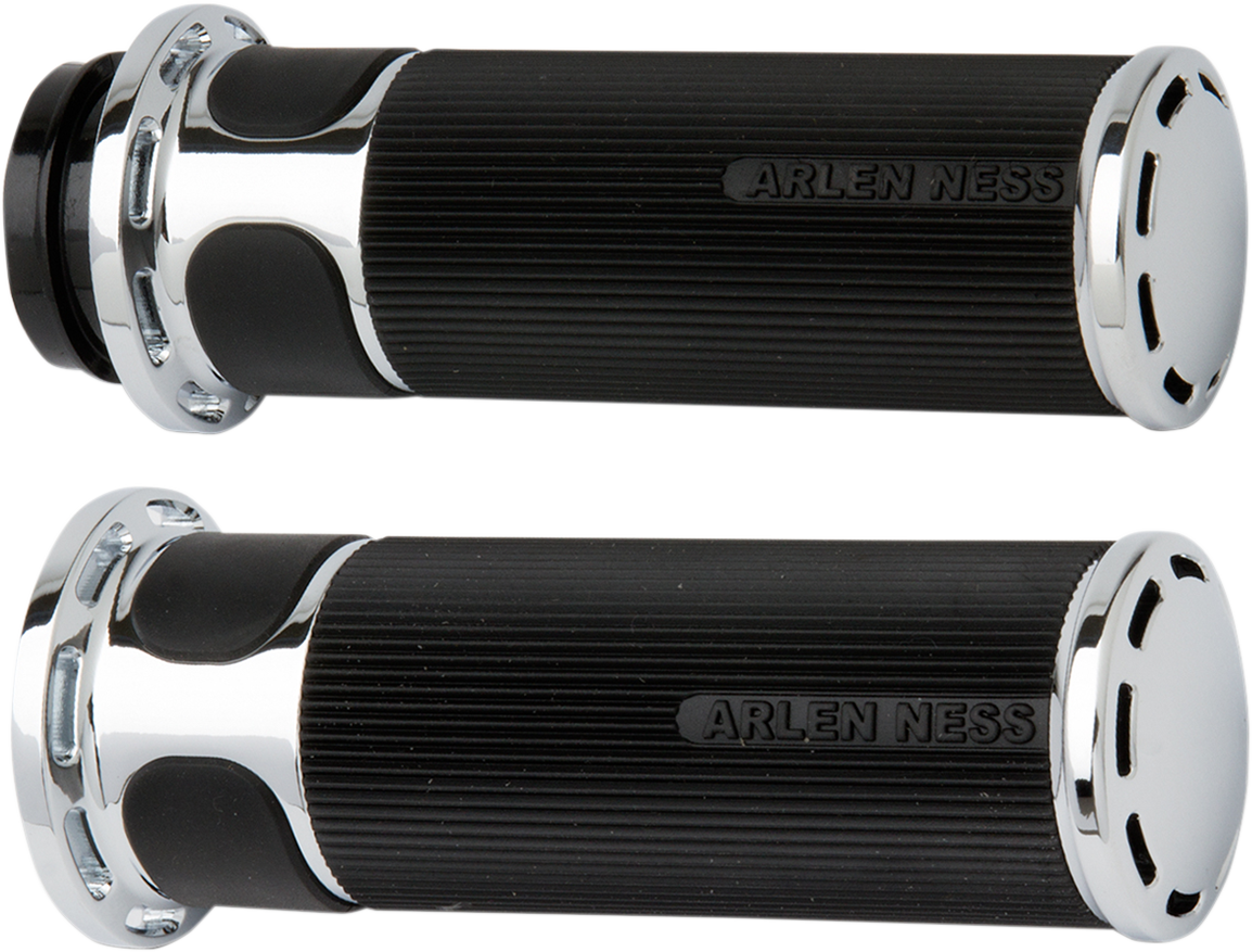 Slot Track Grips - Cable - Chrome