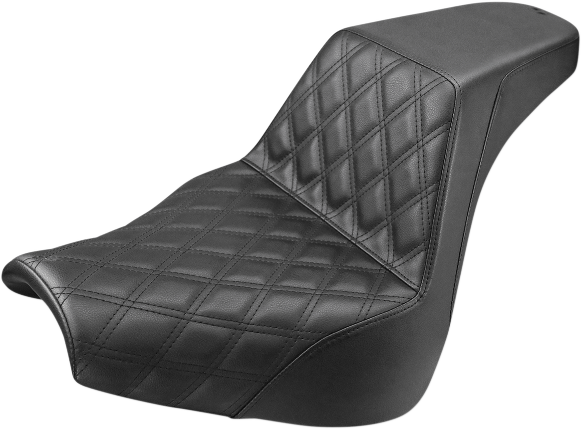 Step-Up Seat - Front Lattice Stitch - Black - FXBR/S '18-'20