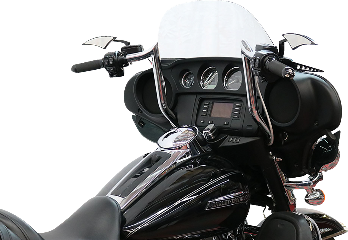 Pre-Wired Handlebar - Monkey Bar - 12" - Chrome