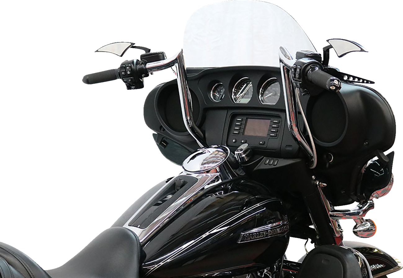 Pre-Wired Handlebar - Monkey Bar - 12" - Chrome
