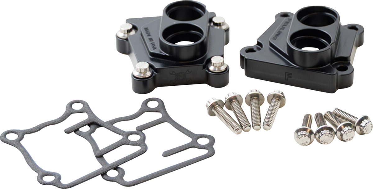 Lifter Block Covers - Black - '99-'17 Twin Cam