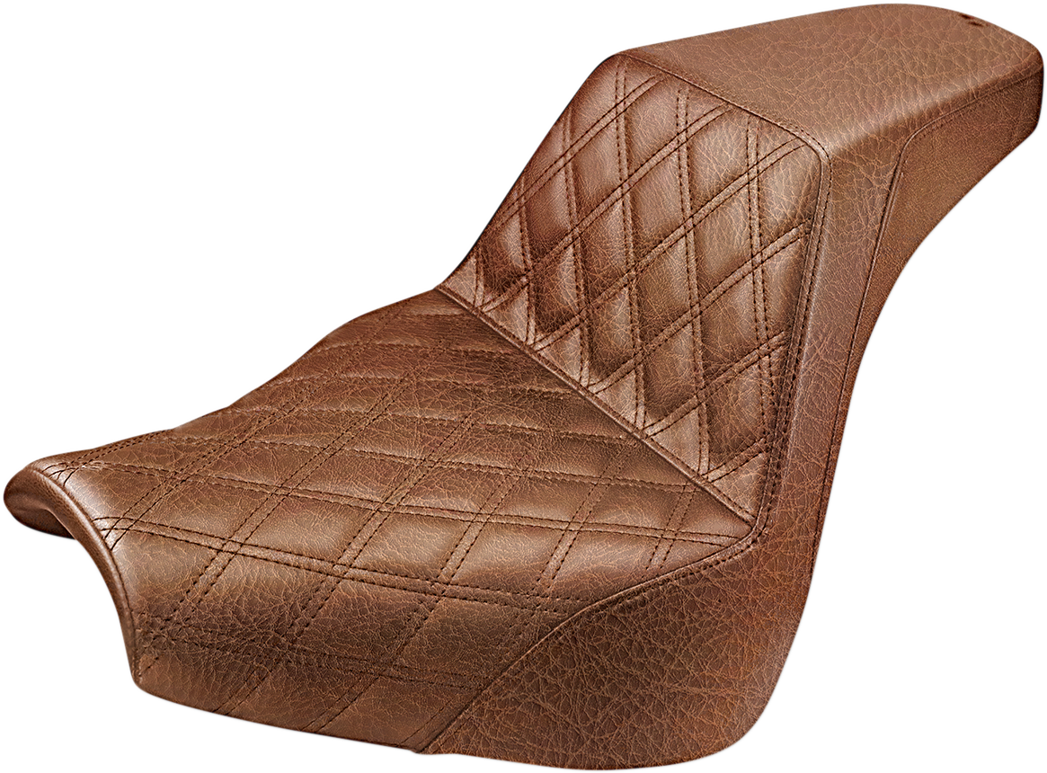 Step-Up Seat - Front Lattice Stitch - Brown - FXBR/S '18-'20