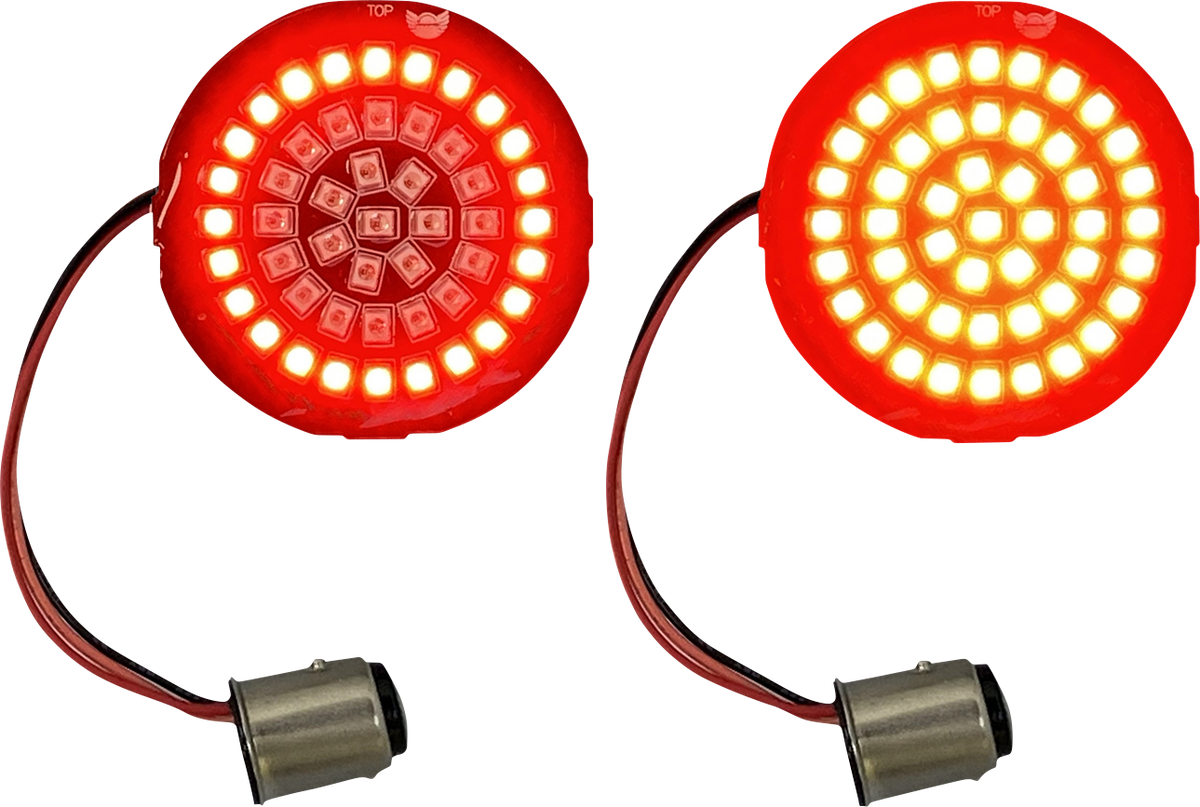 LED Rear Turn Signal Insert - Red - 1157