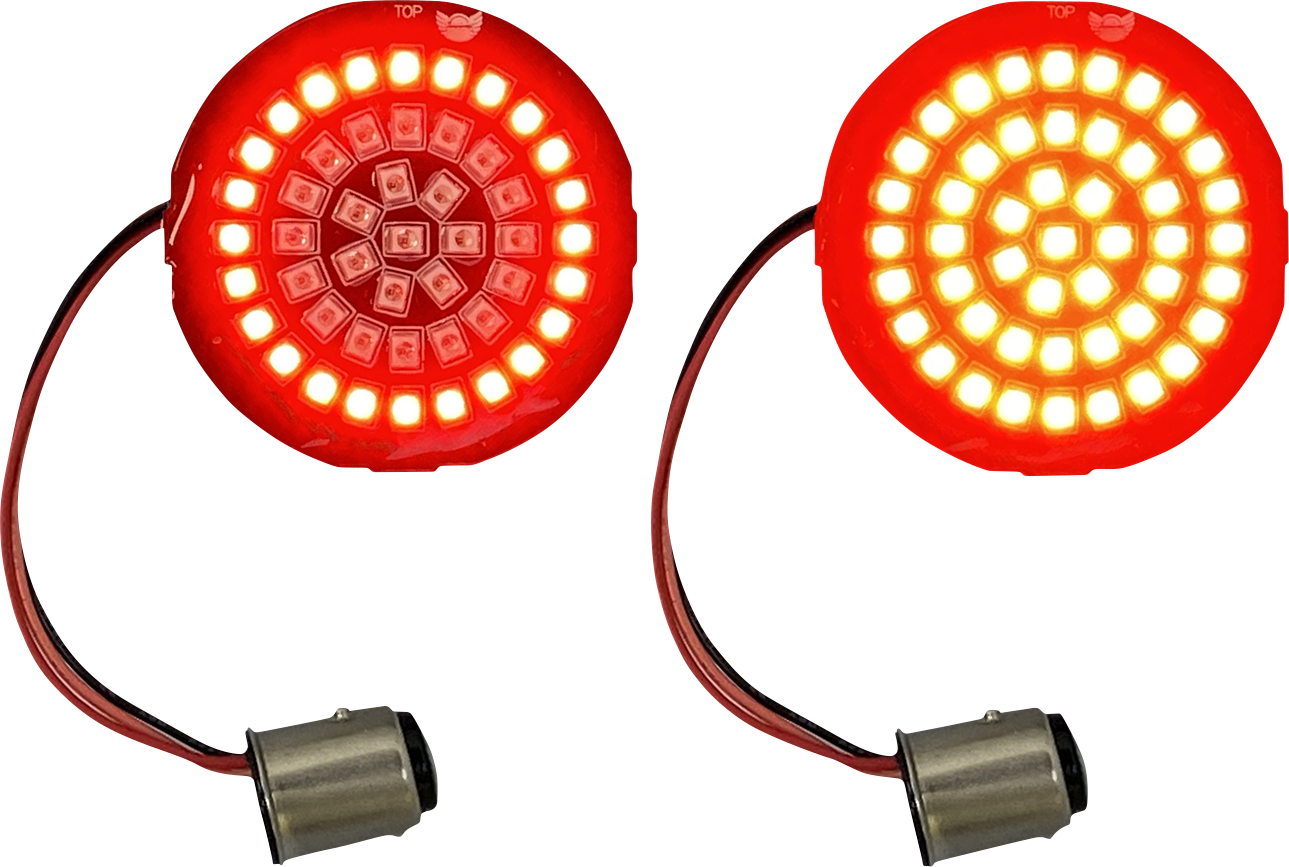 LED Rear Turn Signal Insert - Red - 1157