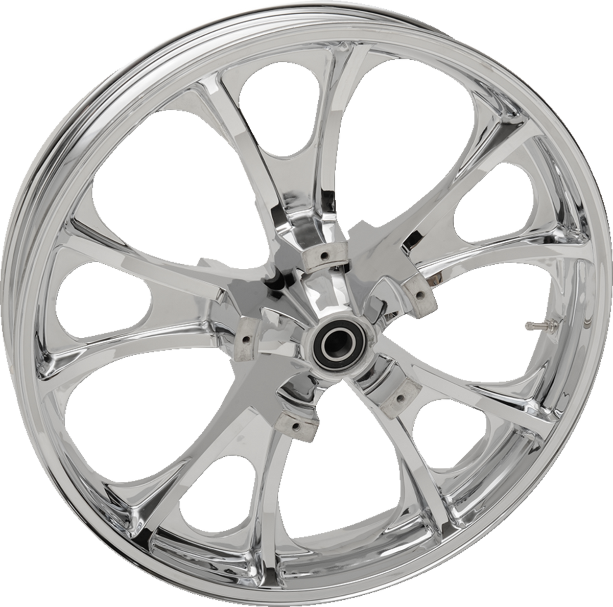 Wheel - Largo 3D - Front - Dual Disc/With ABS - Chrome - 21x3.5