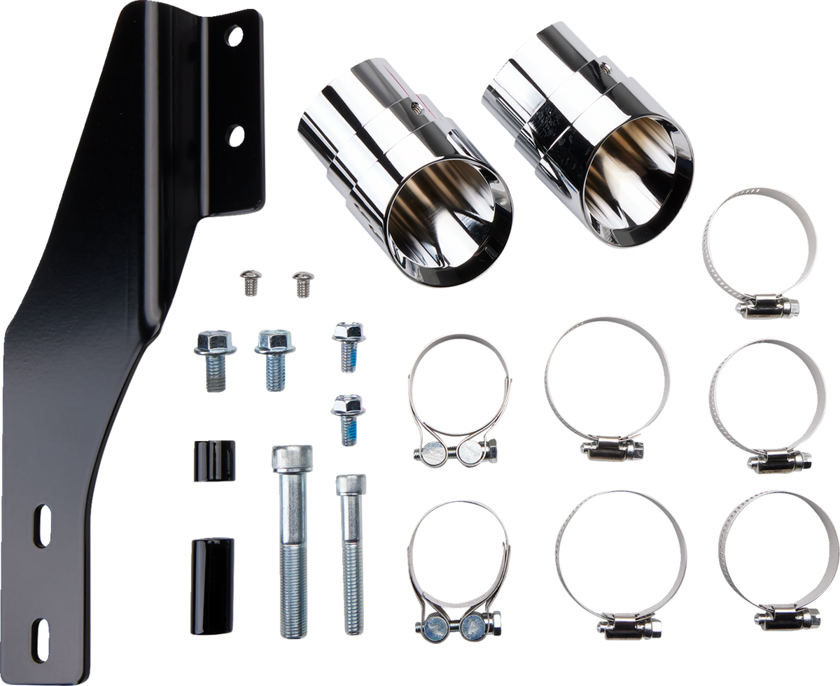 Speedster Slashdown Exhaust - Chrome - '86-'06 Softail