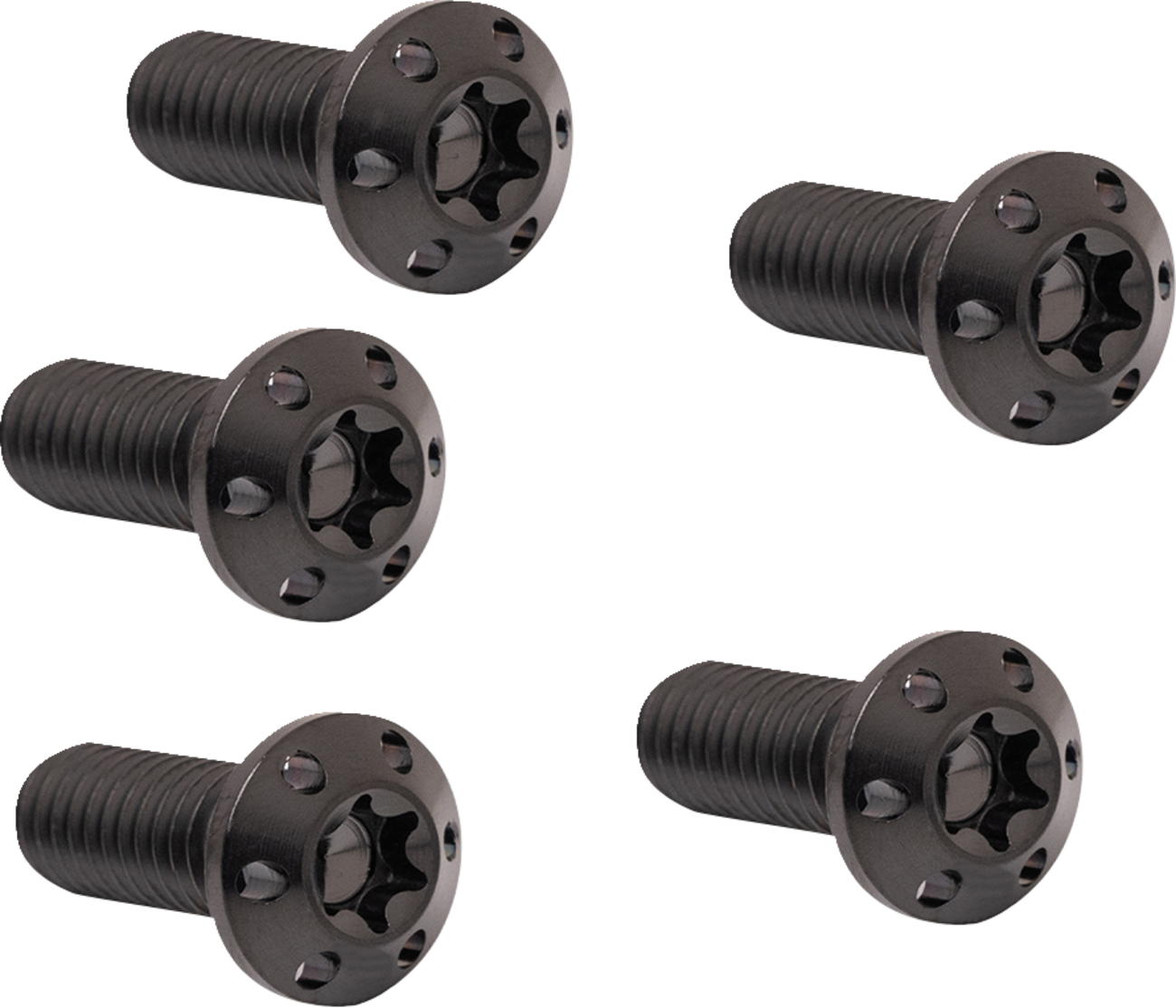 Bolt Kit - Holeshot/Brake Rotor/Front - Hub Mount - Black - 5/16-18 X 7/8" - 5 Pack