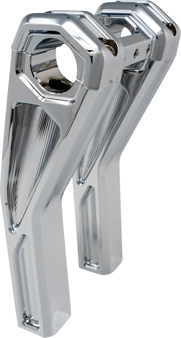 Ascent Pro Risers - Pullback - 8" - Chrome