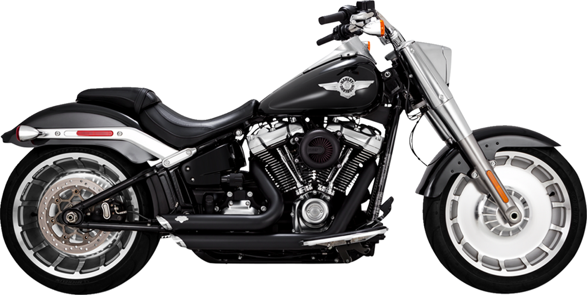 Shortshots Staggered Exhaust System - Matte Black