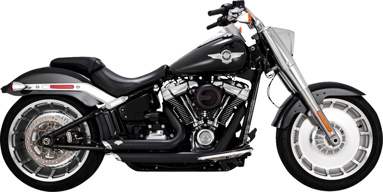 Shortshots Staggered Exhaust System - Matte Black