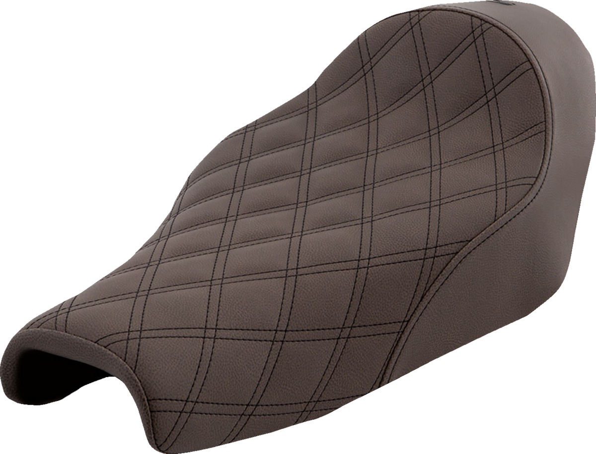 Renegade™ Solo Seat - Lattice Stitched - Brown - XL '04-'20