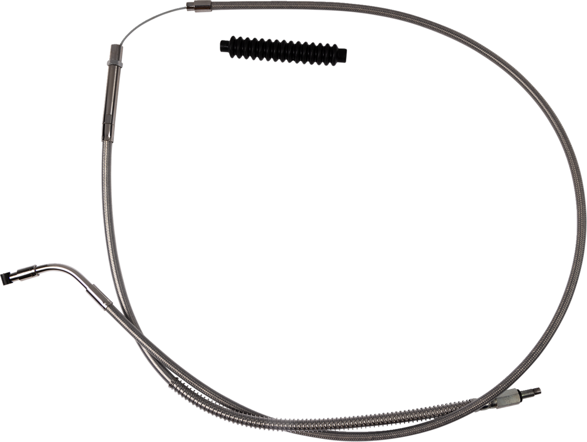 High-Efficiency Stainless Steel Clutch Cable For Harley-Davidson - +8" - '23-'24 FLHXSE