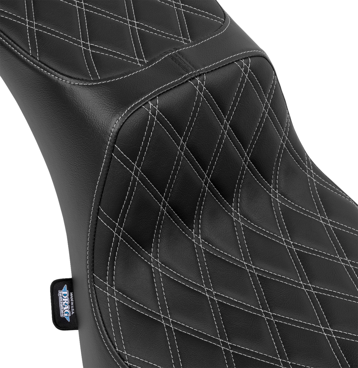 Performance Predator 2-Up Seat - Vinyl - Double Diamond - Silver Thread - FL '00-'17