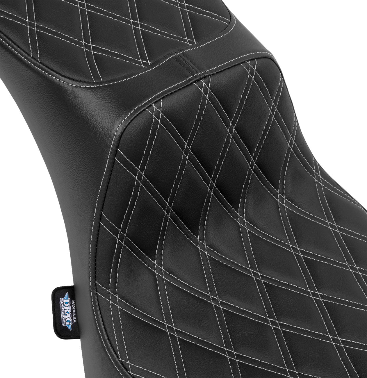 Performance Predator 2-Up Seat - Vinyl - Double Diamond - Silver Thread - FL '00-'17