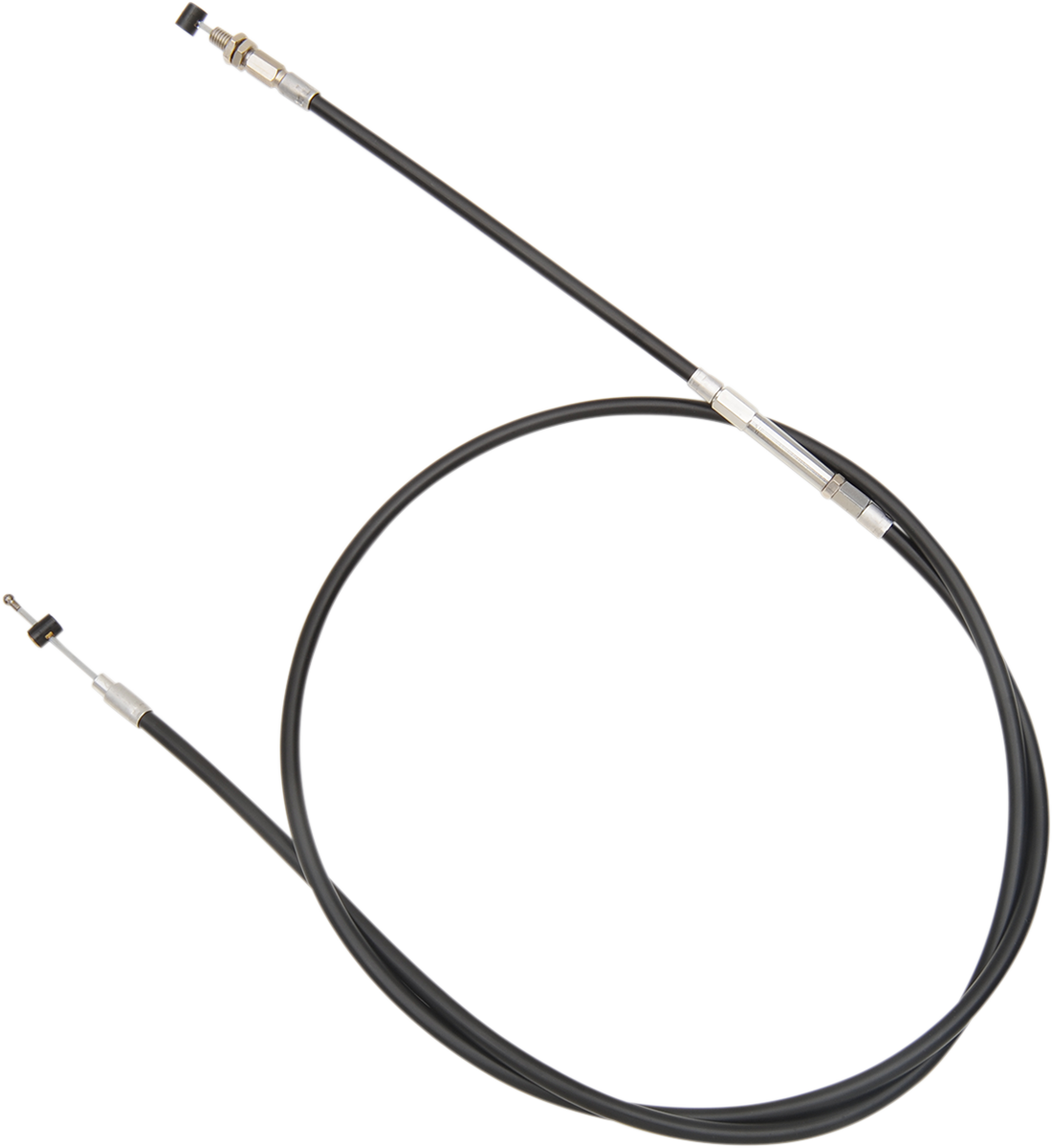Black Vinyl Clutch Cable - +6" - Indian