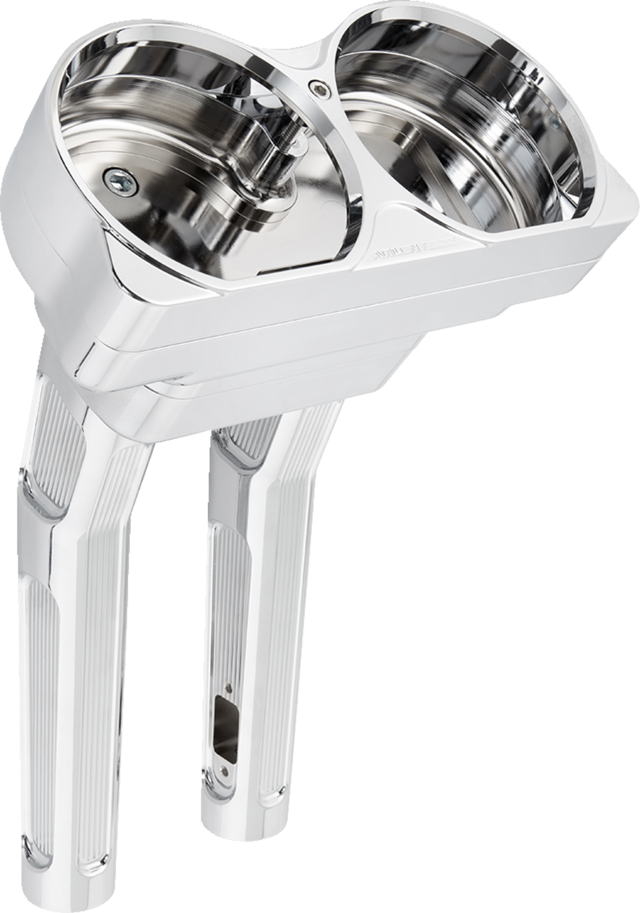 Method Kickback Handlebar Riser - 10" - Chrome