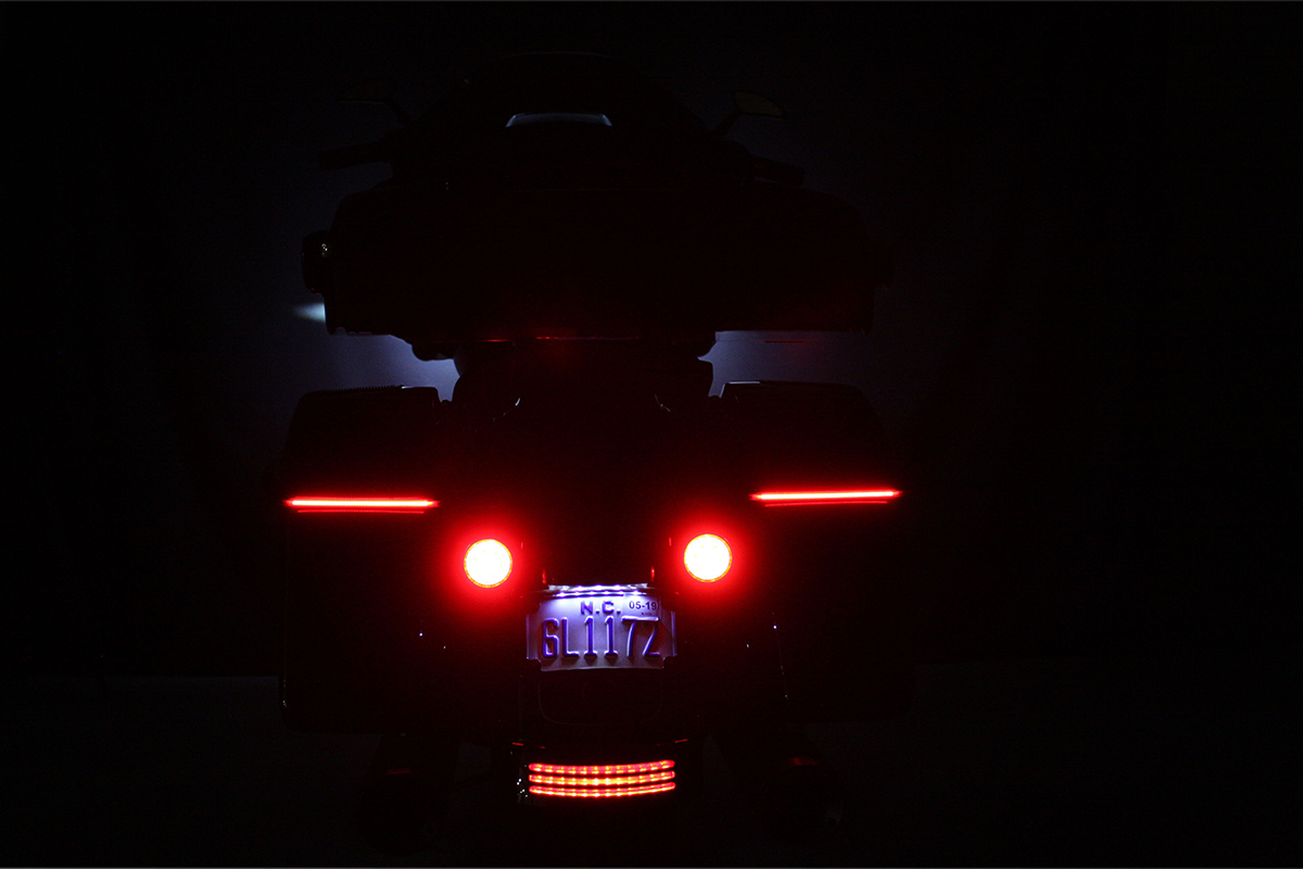 Saddlebag Lights - Red Lens