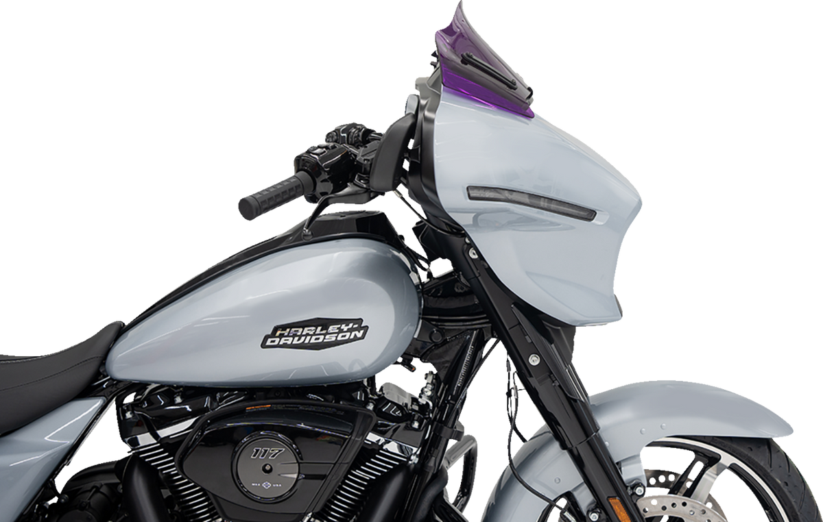 Kolor Flare® Windshield - 8" - Purple - '23-'25 FLHX