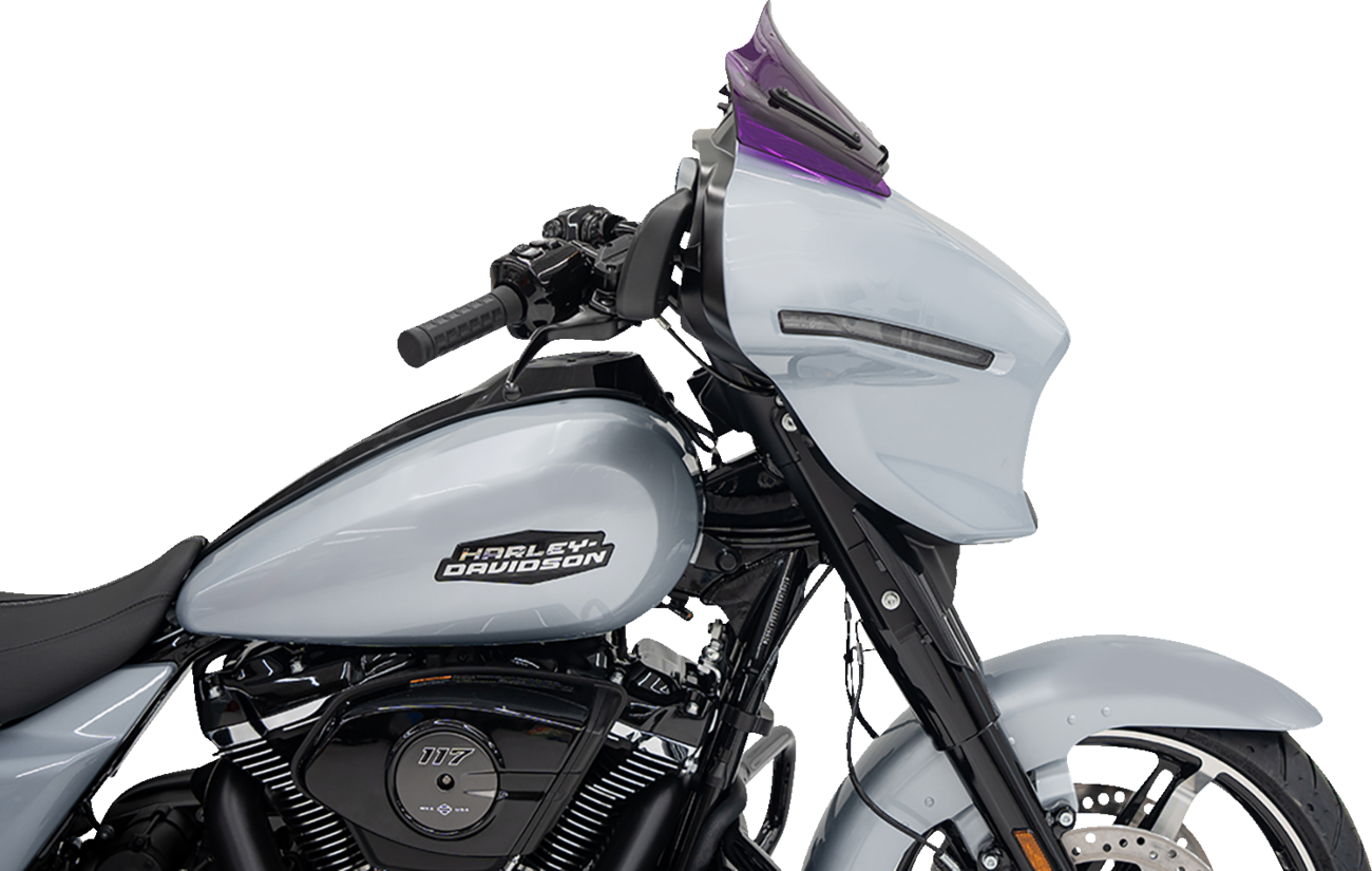 Kolor Flare® Windshield - 8" - Purple - '23-'25 FLHX