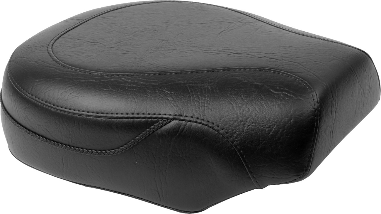 Seat - Vintage - Wide - Touring - Without Driver Backrest - Two-Piece - Smooth - Black