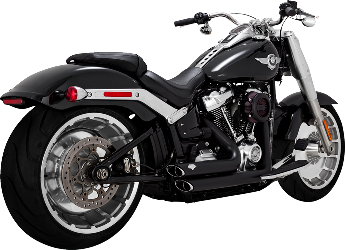 Shortshots Staggered Exhaust System - Matte Black