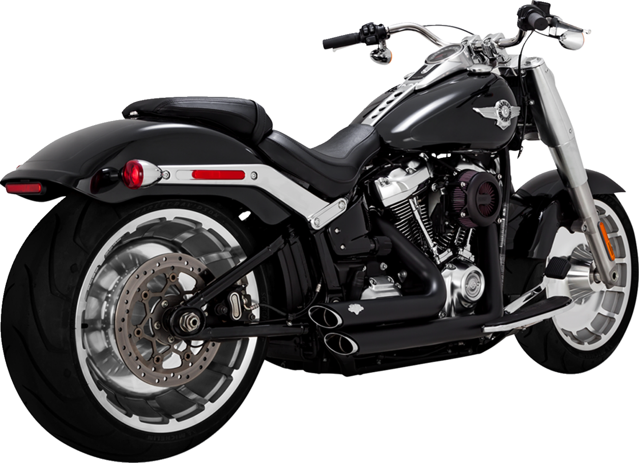 Shortshots Staggered Exhaust System - Matte Black