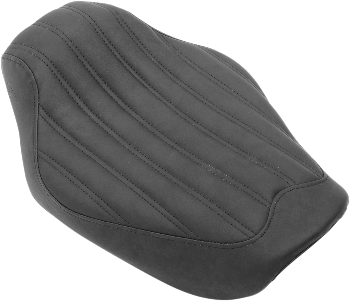 Knuckle Solo Seat - Ribbed - Black - FXD '04-'05